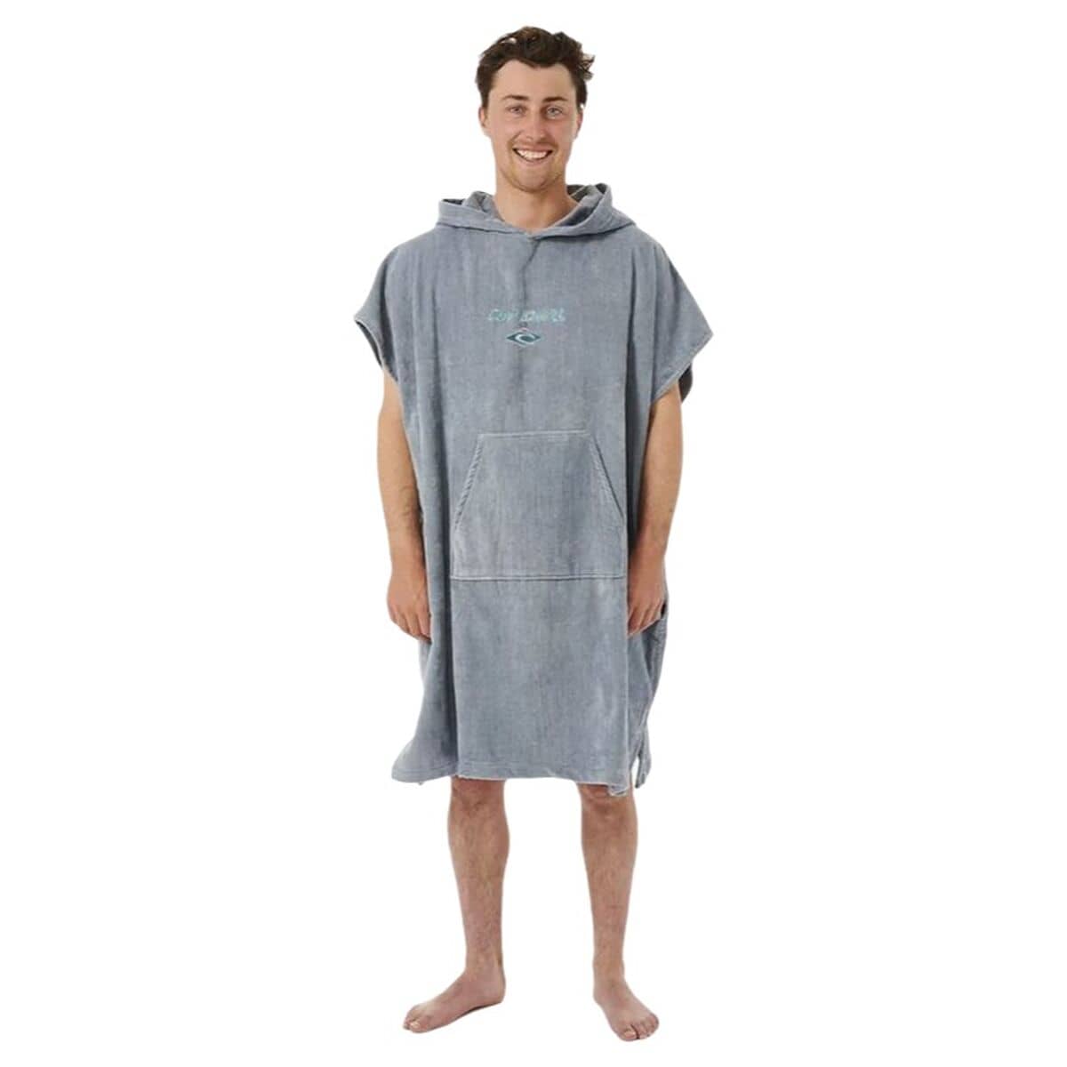 Poncho-Toalla con Capucha Rip Curl Logo Azul