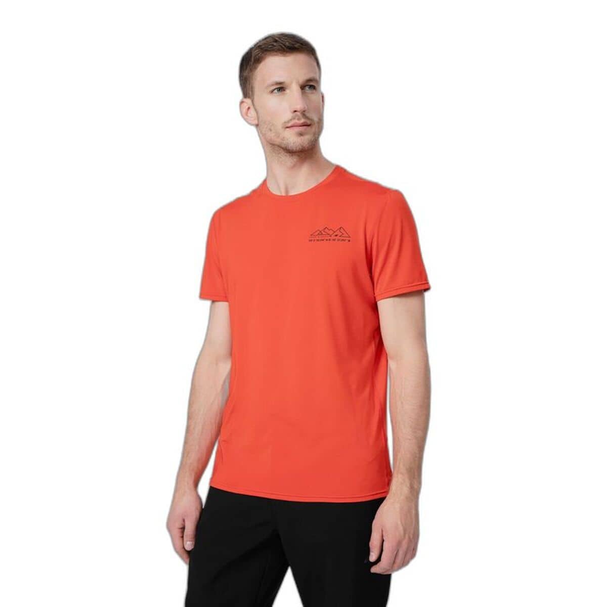 Camiseta de Manga Corta 4F Fnk M209 Rojo