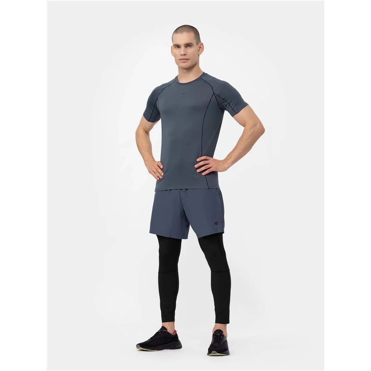 Mallas Deportivas de Hombre 4F Functional SKMF010 Gris oscuro