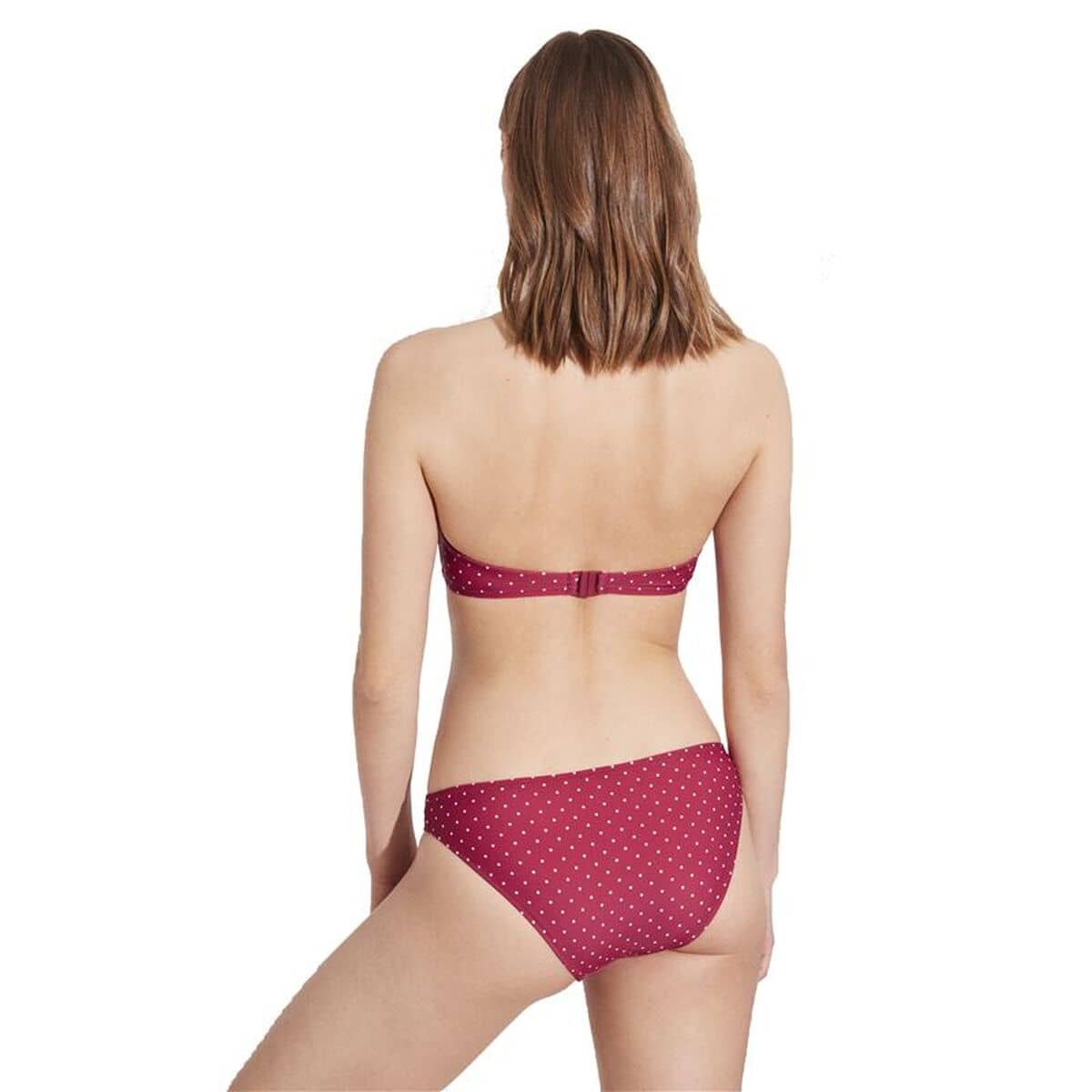 Bikini Ysabel Mora Rojo Oscuro