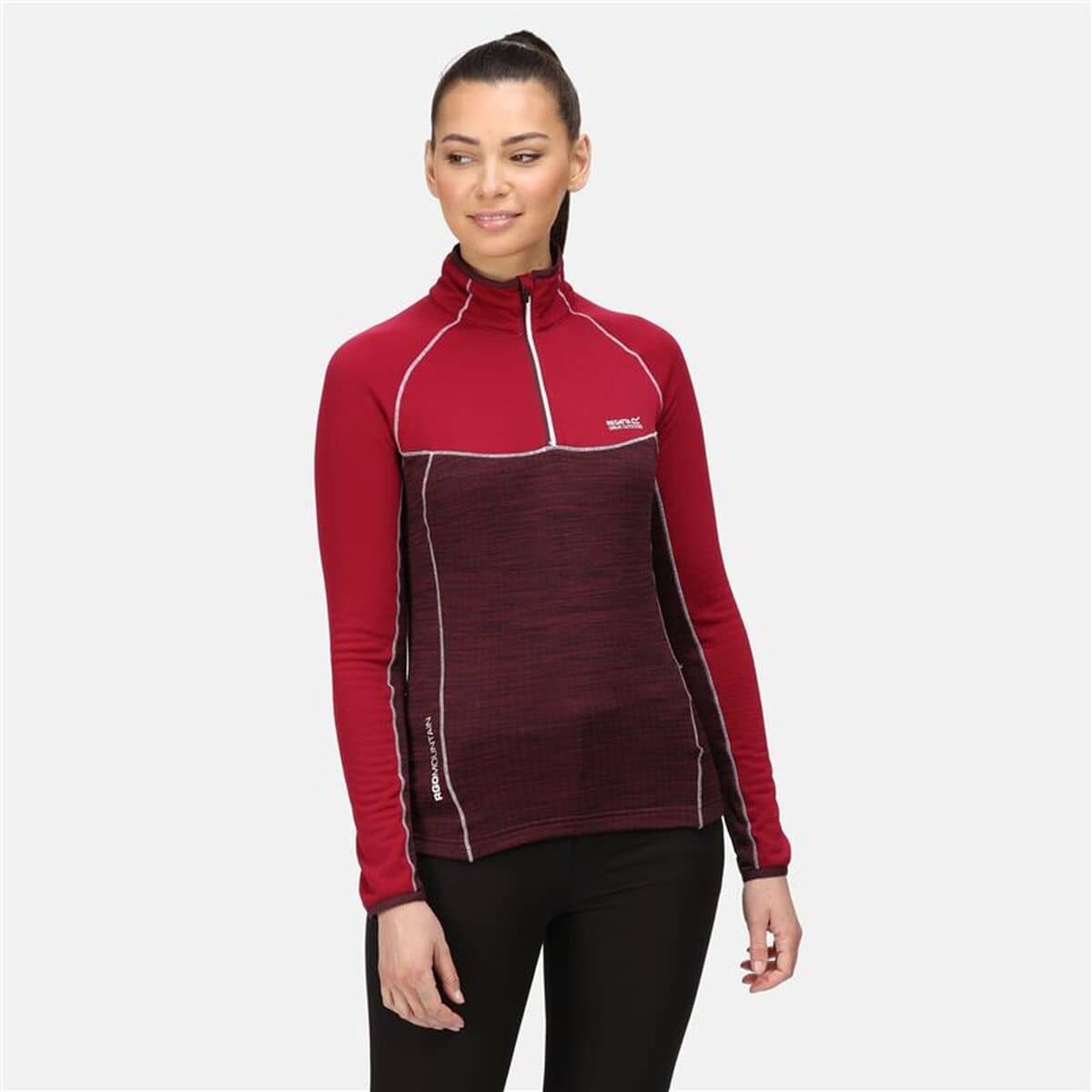 Forro Polar Regatta Hepley Lightweight Half-Zip W Rojo Oscuro