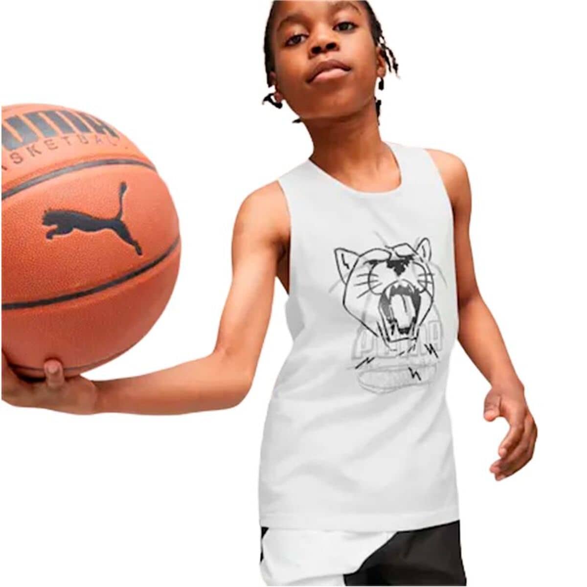 Camiseta de baloncesto Puma Blanco