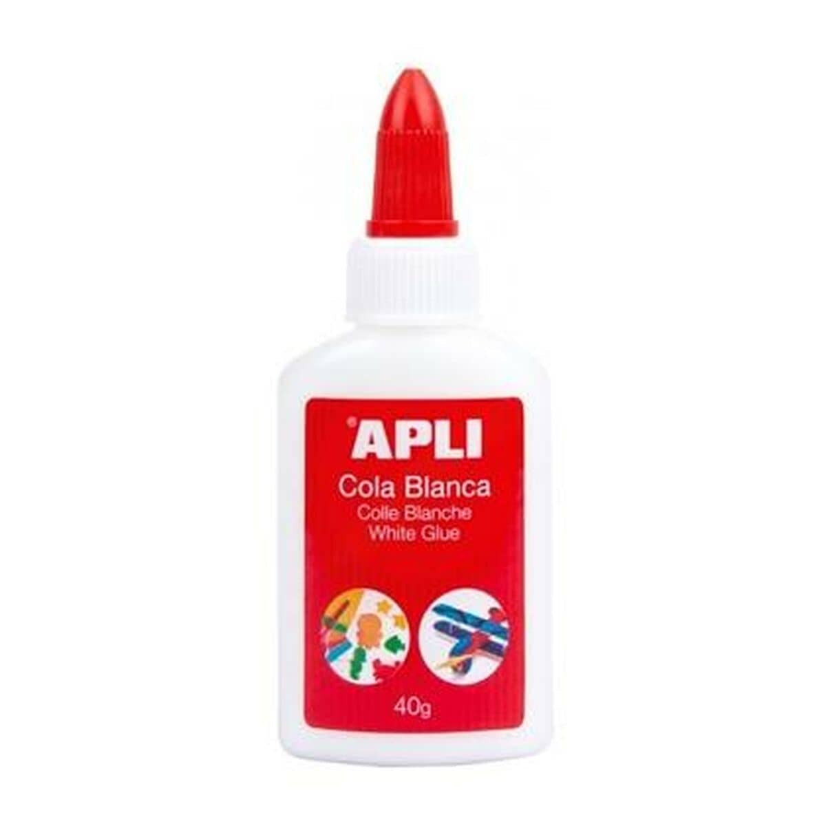 Cola blanca Apli 40 g (12 Unidades)