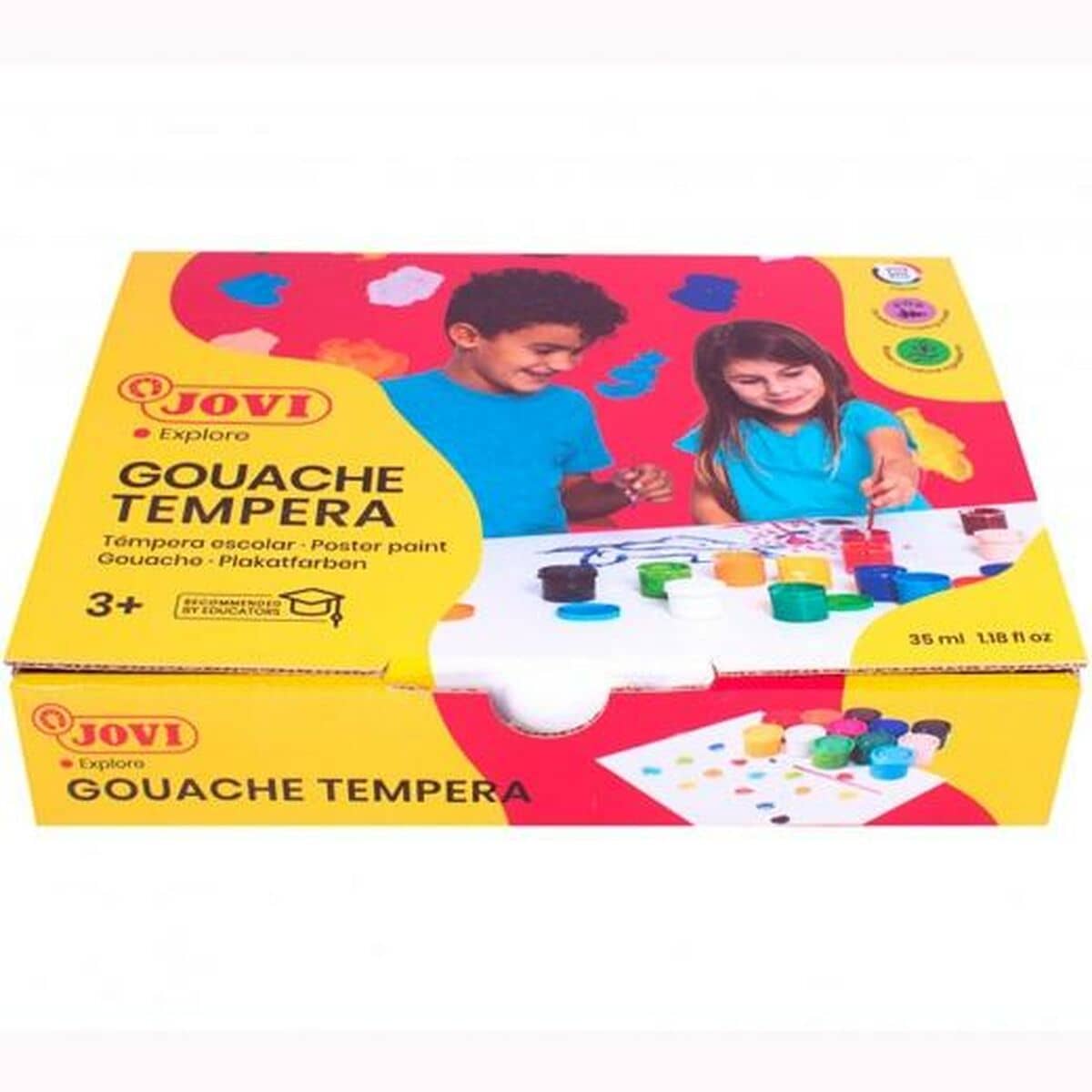 Témperas Jovi Multicolor (12 Piezas) (6 Unidades)