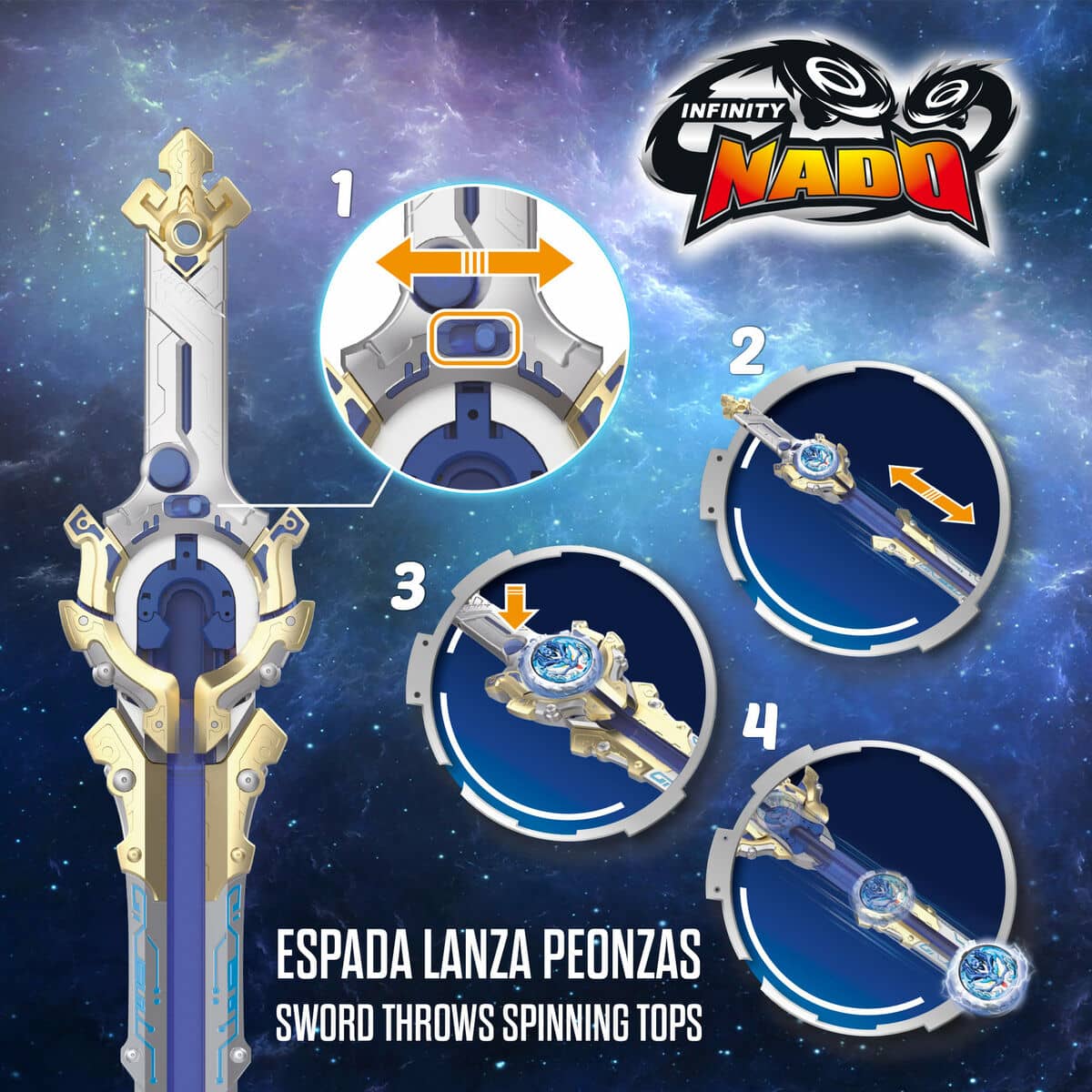 Peonza Infinity Nado (4 Unidades)