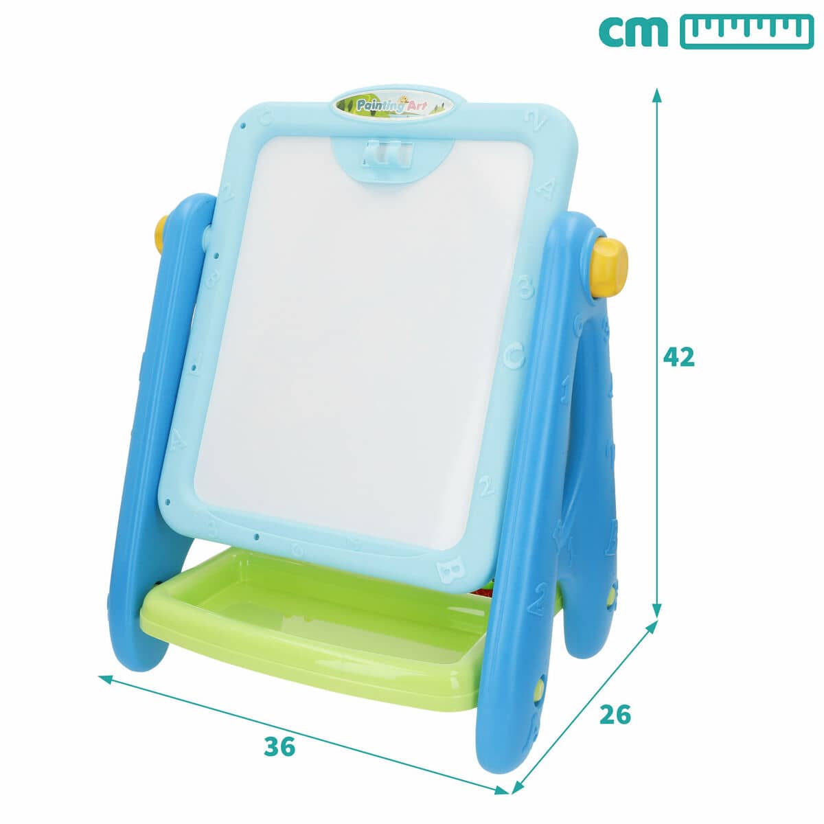 Pizarra de Doble Cara 36 x 42 x 26 cm 4 Unidades