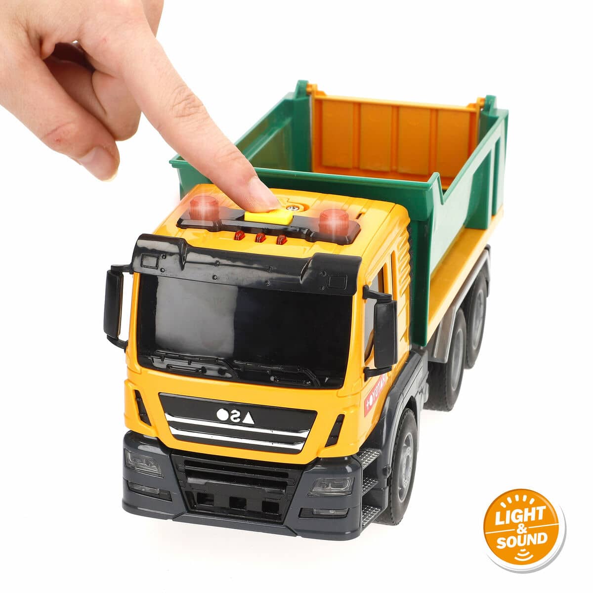 Camión de Obras Públicas Speed & Go Luz Sonido 25 x 11 x 9,5 cm (6 Unidades)