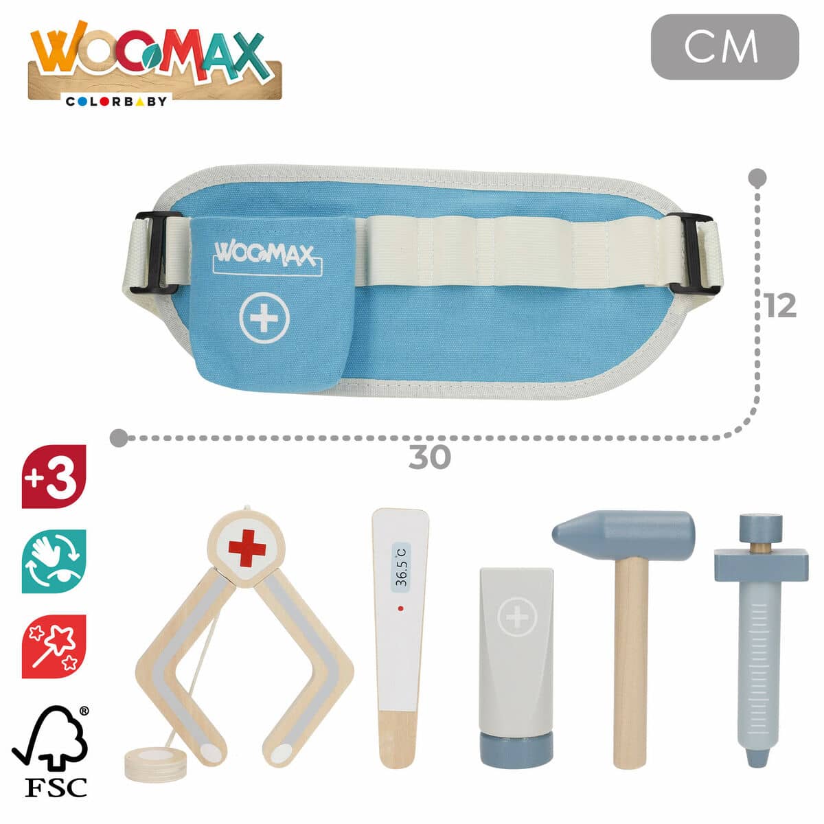 Centro médico de juguete Colorbaby (6 Unidades)