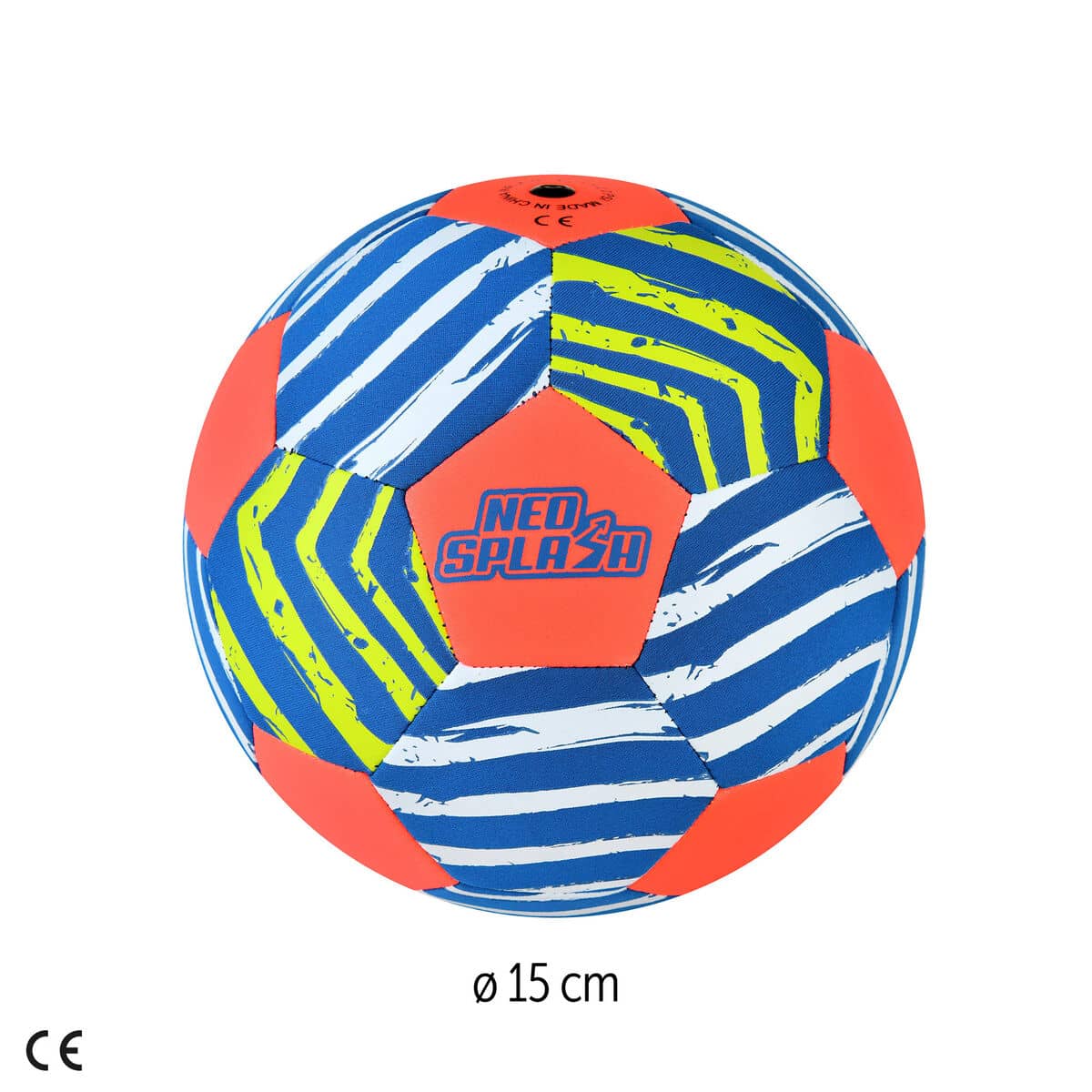 Balón de Fútbol Playa Aktive Neo Splash (24 Unidades)