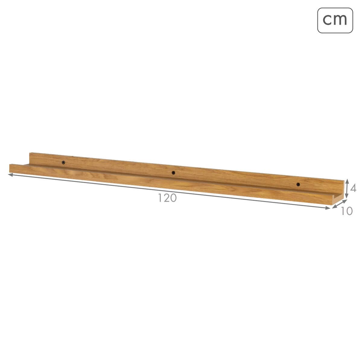 Estante Max Home Madera MDF 120 X 4 X 10 CM (4 Unidades)