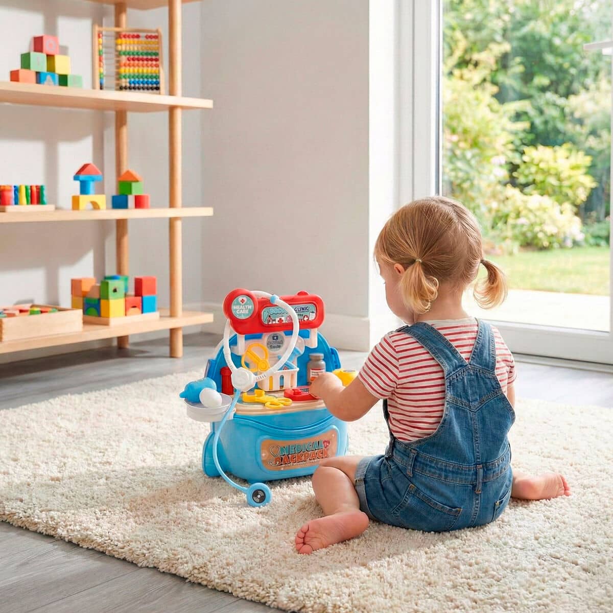 Maletín Médico de Juguete con Accesorios Colorbaby (4 Unidades)