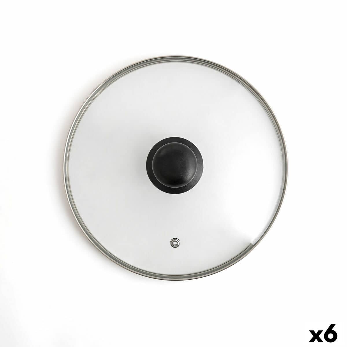 Tapa para Olla Quid Renova Transparente Vidrio Ø 20 cm (6 Unidades)
