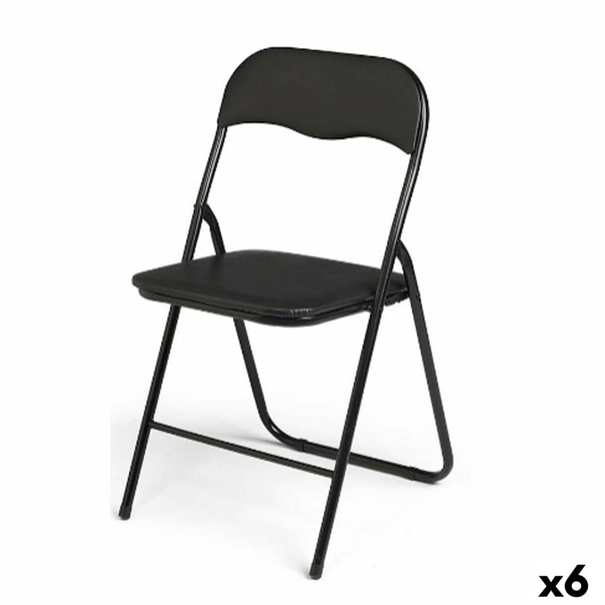 Silla Plegable Gift Decor Negro (6 Unidades)