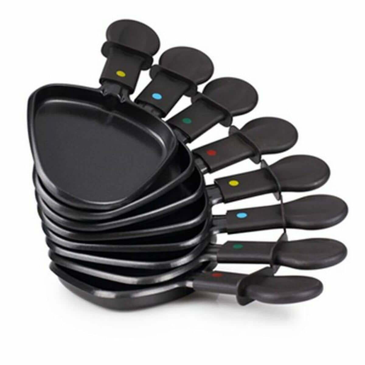 Raclette Princess 8 Oval Stone Grill Party Negro Gris 4