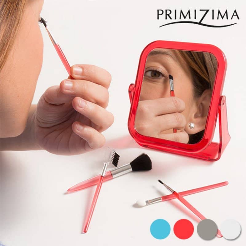 Espejo con Pinceles de Maquillaje Primizima (6 piezas) 1