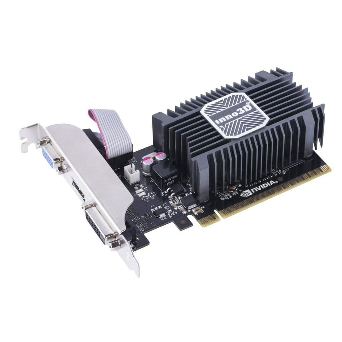 Tarjeta Gráfica INNO3D N730-1SDV-E3BX NVIDIA GeForce GT 730 2 GB GDDR3
