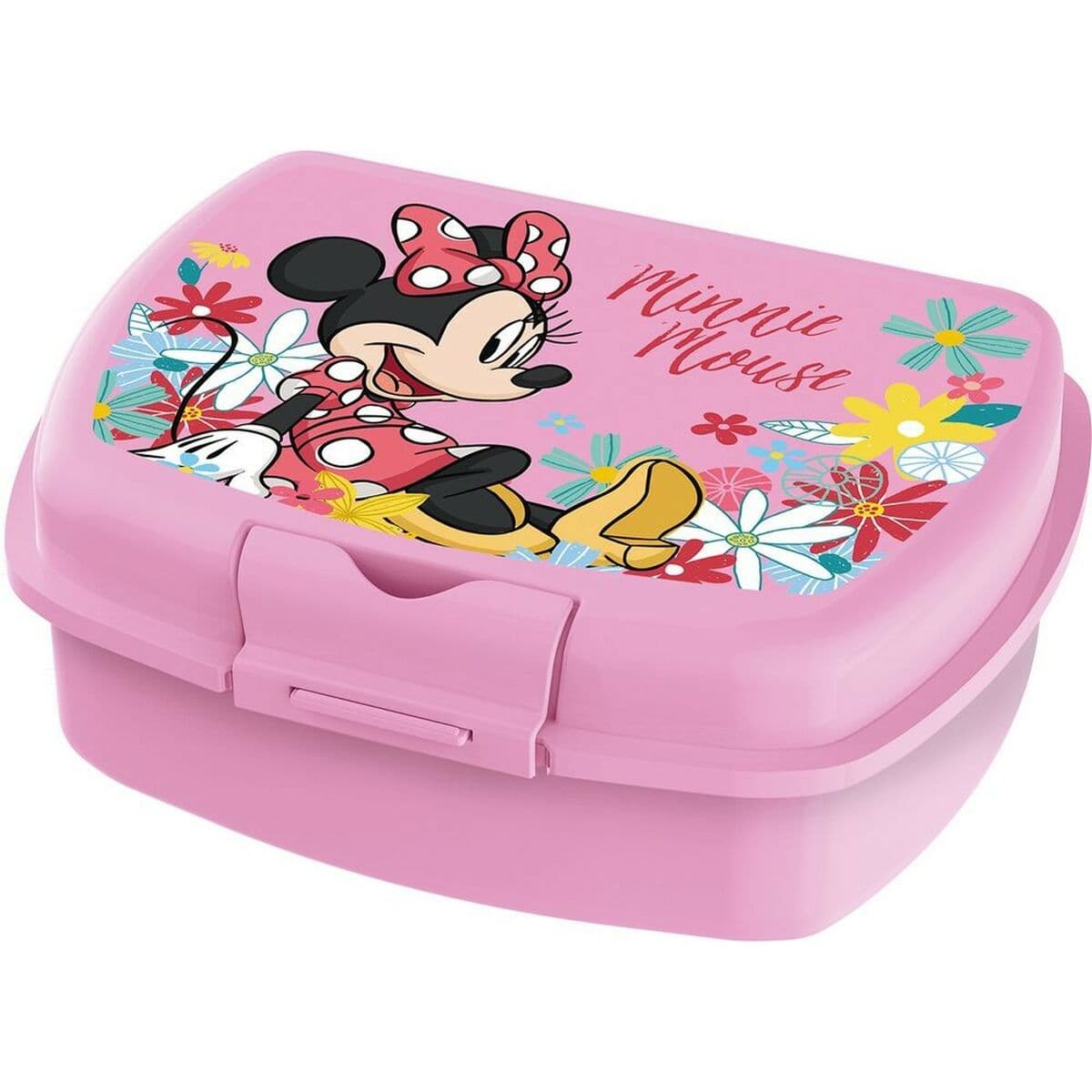 Fiambrera para Sandwich Minnie Mouse CZ11371 Rosa Plástico
