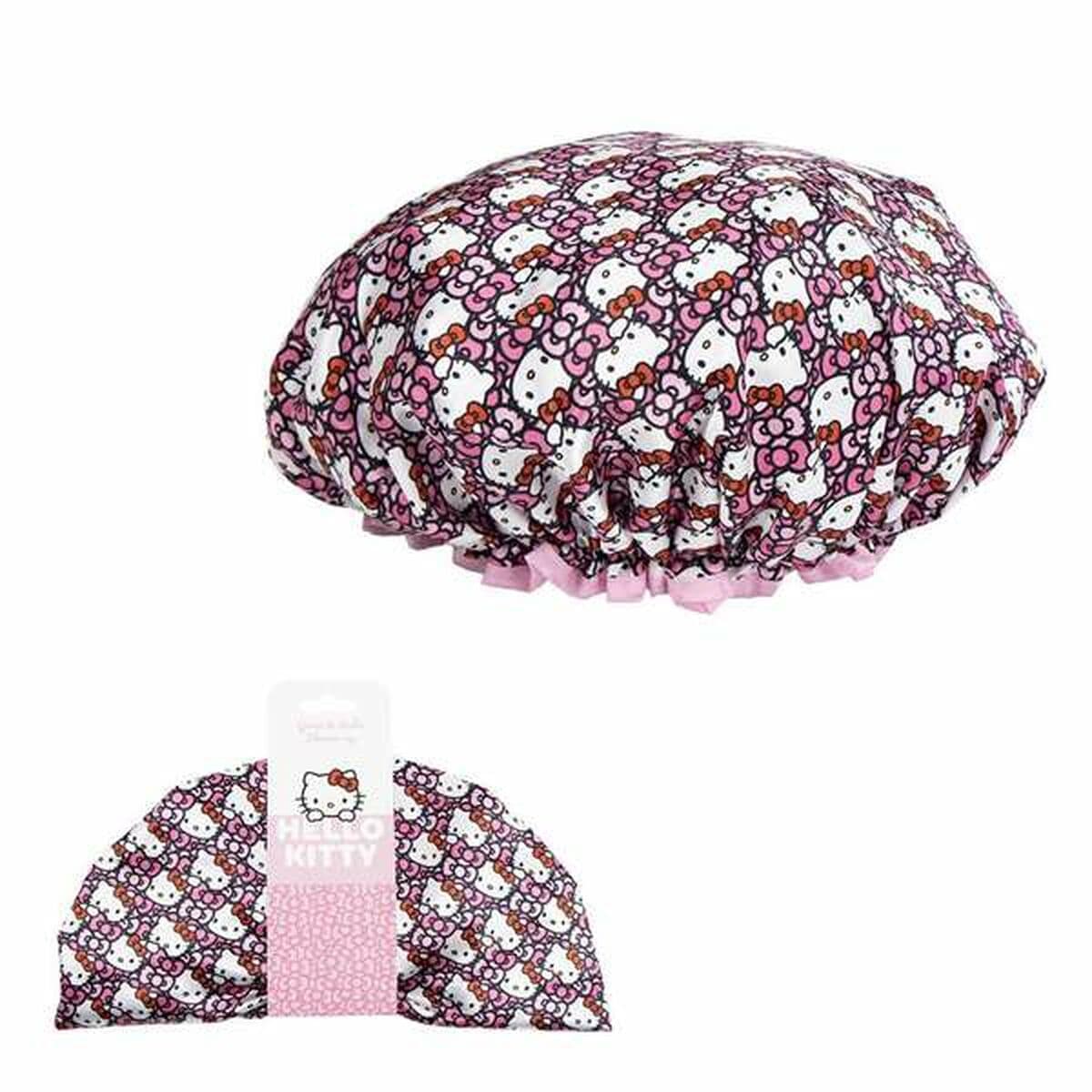 Gorro de Ducha Hello Kitty Rosa