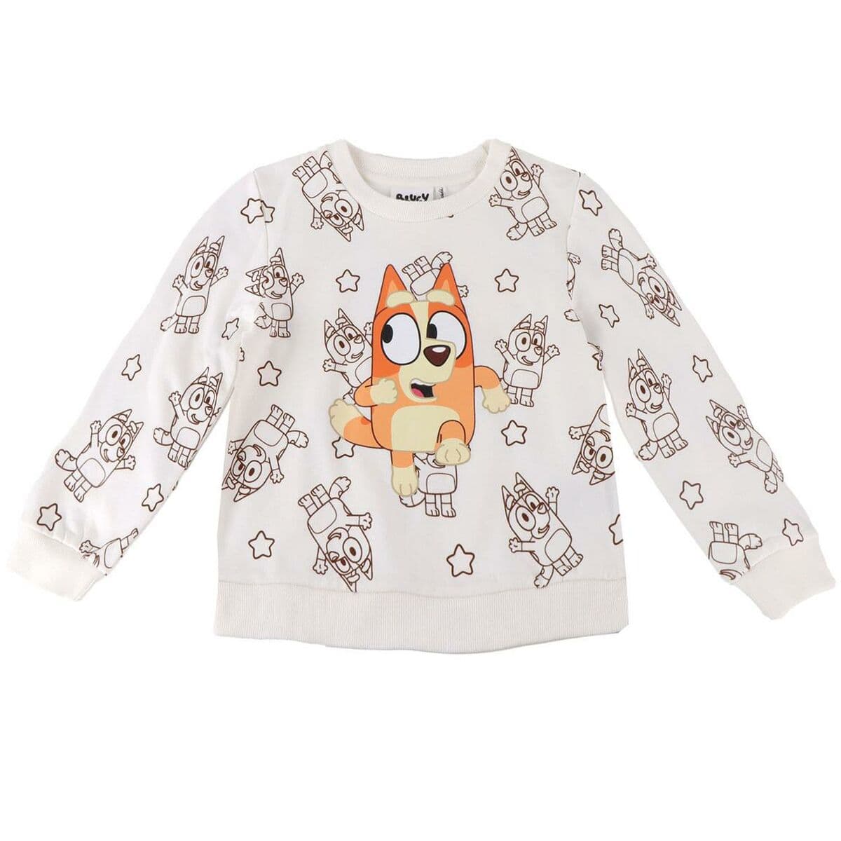 Sudadera Infantil Bluey Beige
