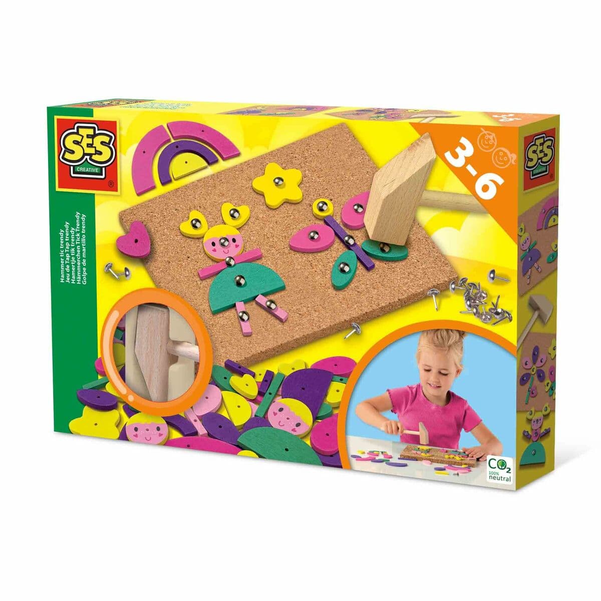 Juego de Manualidades con Papel SES Creative Juego Trendy Tap Tap