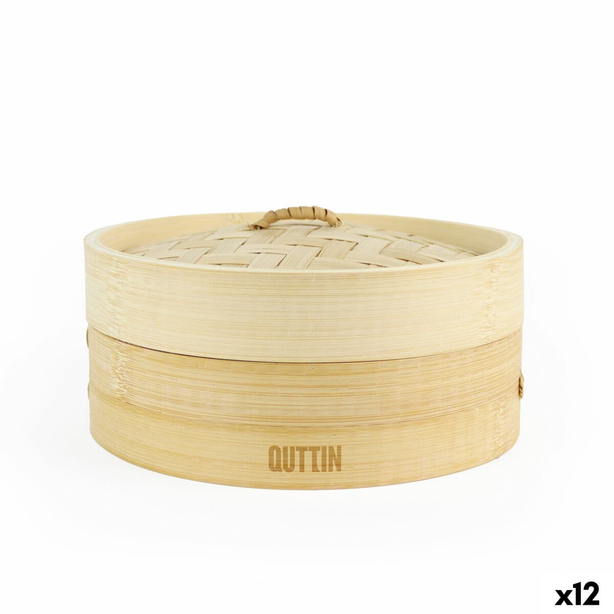 Vaporera Quttin Bambú 20 x 8,5 cm (12 Unidades)