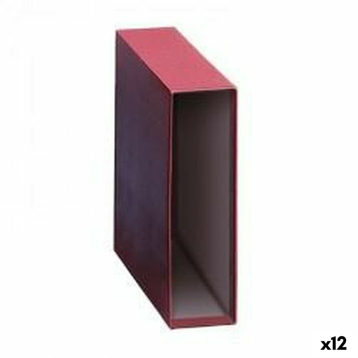 Funda para Archivador DOHE Rojo A4 Cartón (12 Unidades)