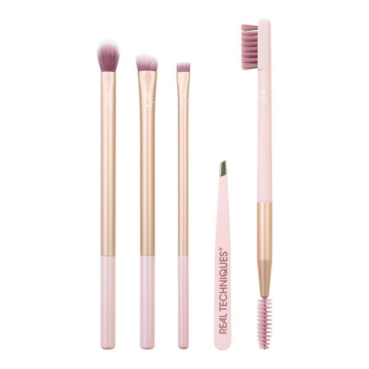 Set de Brochas de Maquillaje Real Techniques Natural Beauty Eye 5 Piezas (5 pcs)