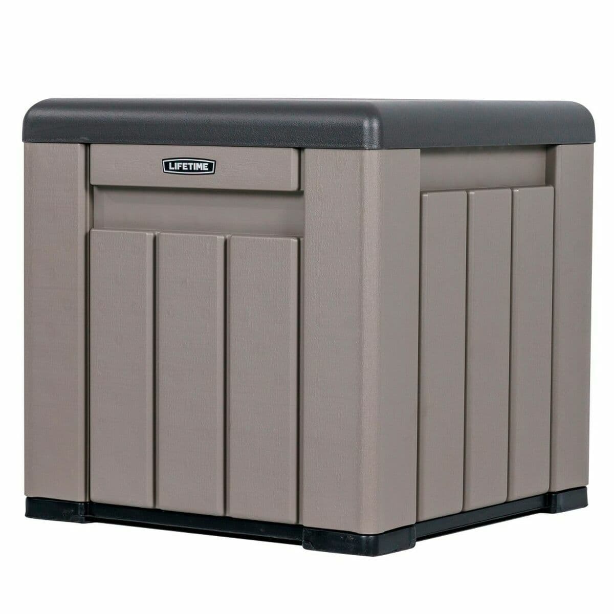 Caja de Almacenaje con Tapa Lifetime Gris 51,2 x 51,2 x 50,8 cm