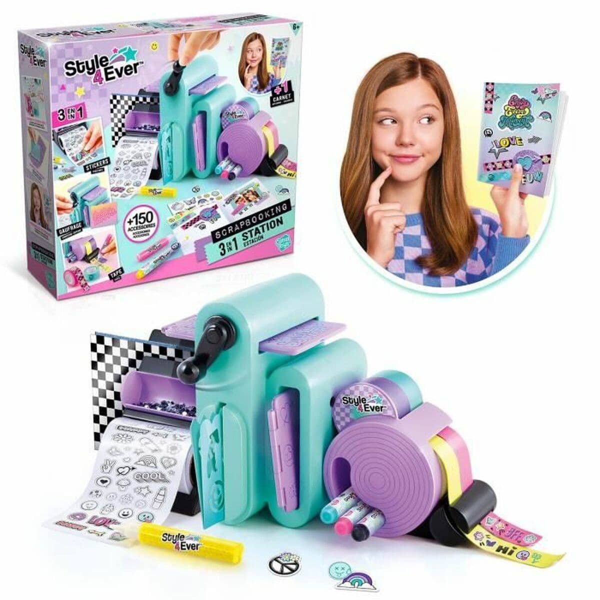 Juego de Manualidades Canal Toys Scrapbooking Blanco 34 x 8 x 31 cm