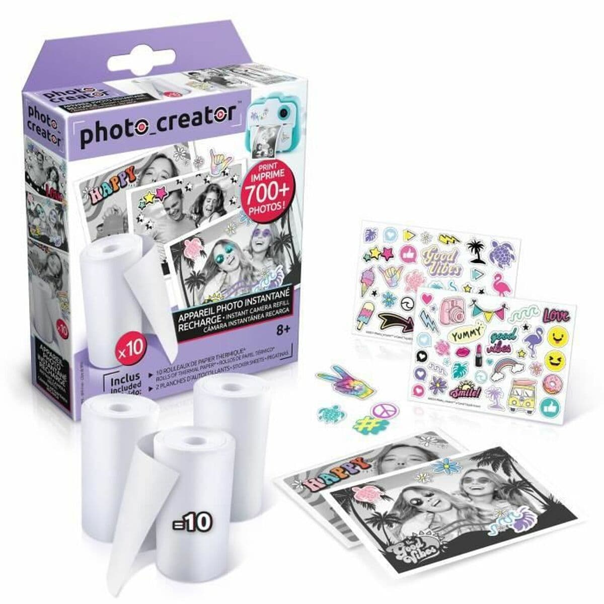 Papel adhesivo Canal Toys Instant Camera 10 Hojas (10 Unidades)