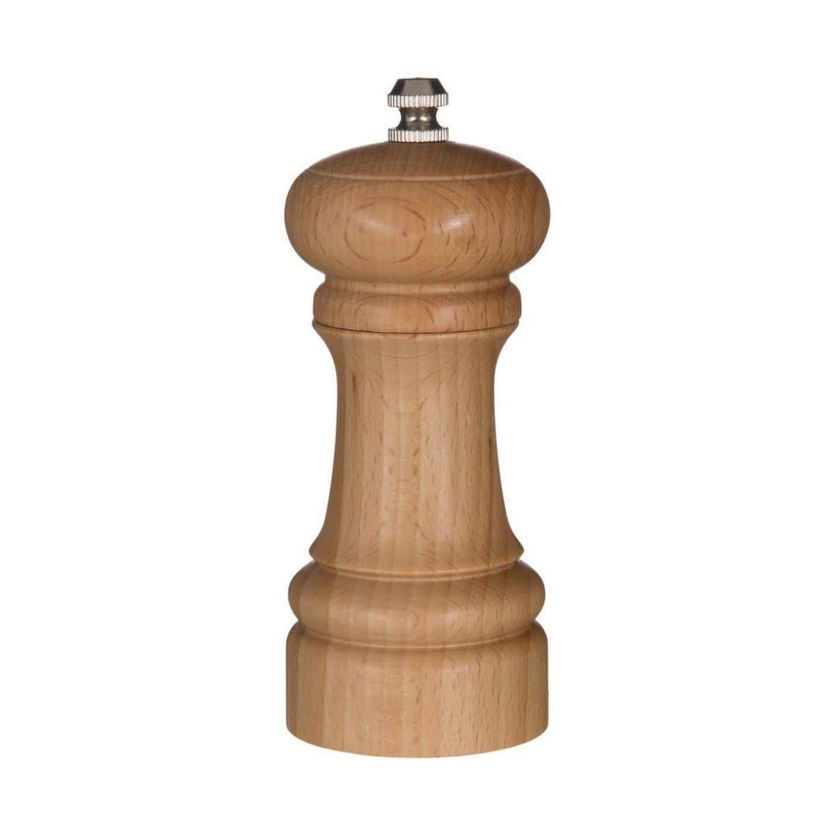 Molinillo de Pimienta y Sal 2 en 1 Secret de Gourmet Marrón Madera 14,5 x 5,5 cm