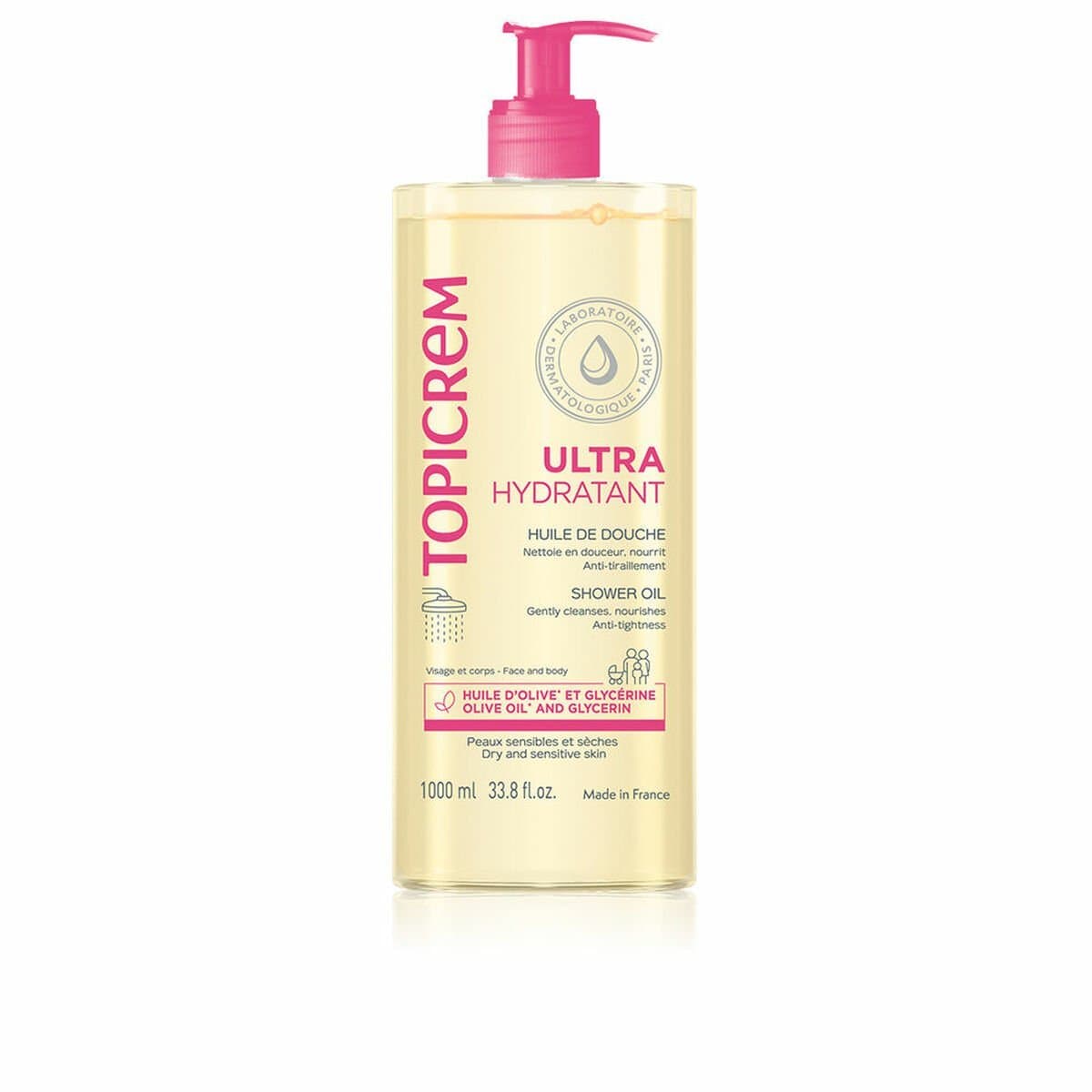 Aceite de Ducha Topicrem 1 L Hidratante