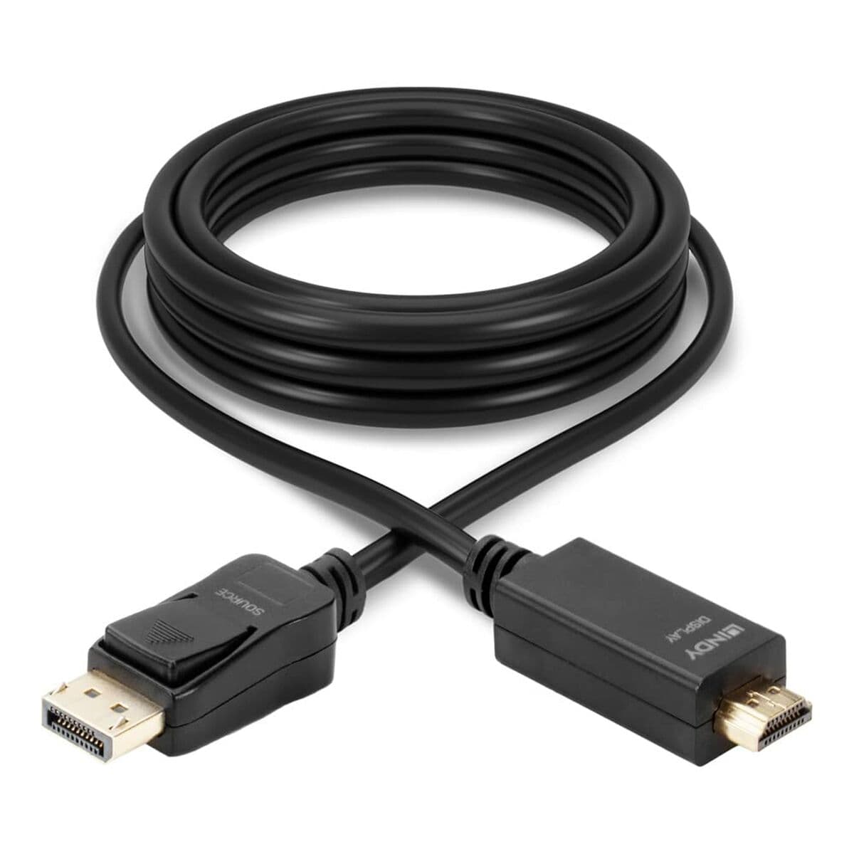 Adaptador HDMI a DVI LINDY 5 m Negro