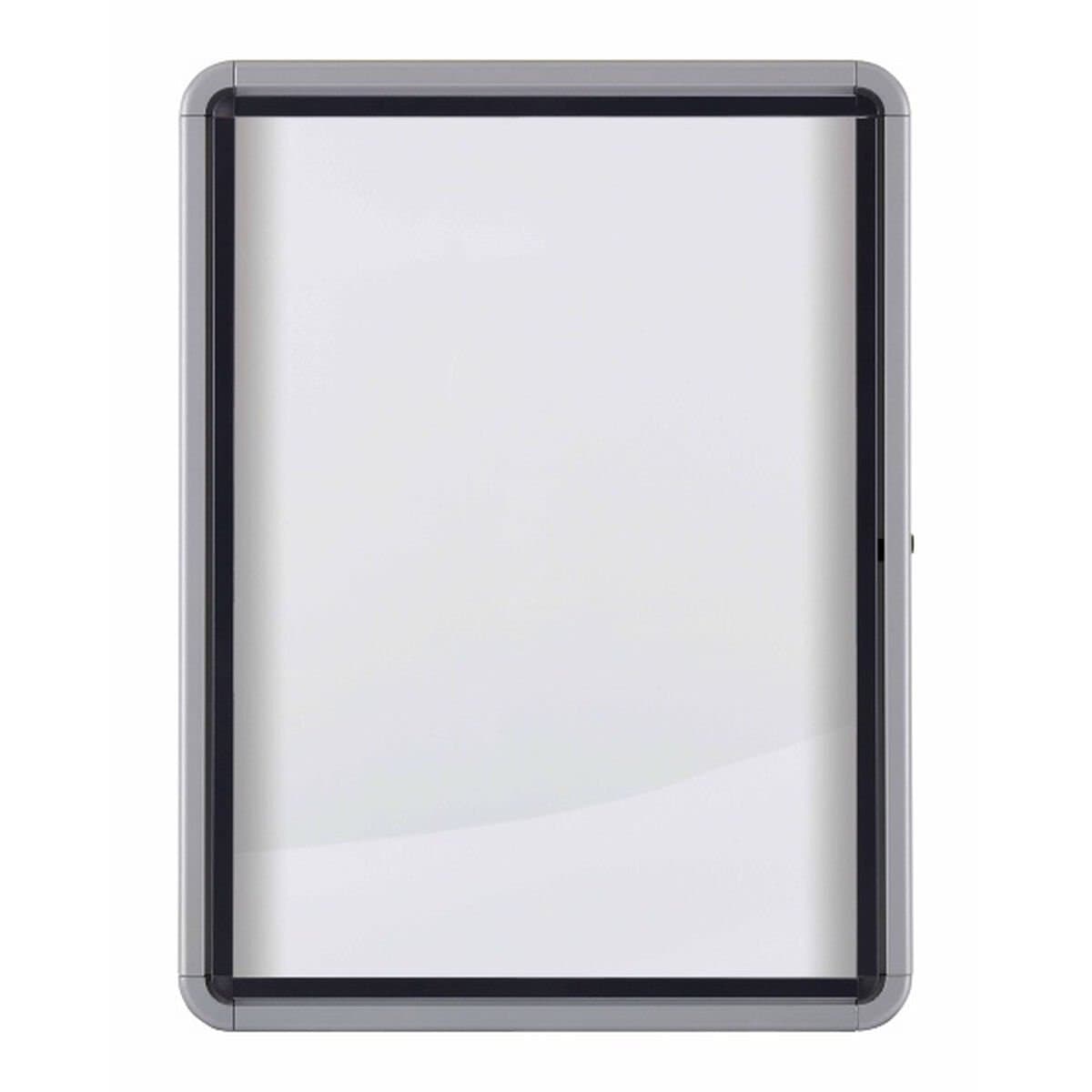 Tablón de Anuncios Nobo Presentation Ring Binders Blanco Aluminio Cristal 100 x 75,2 x 4,5 cm