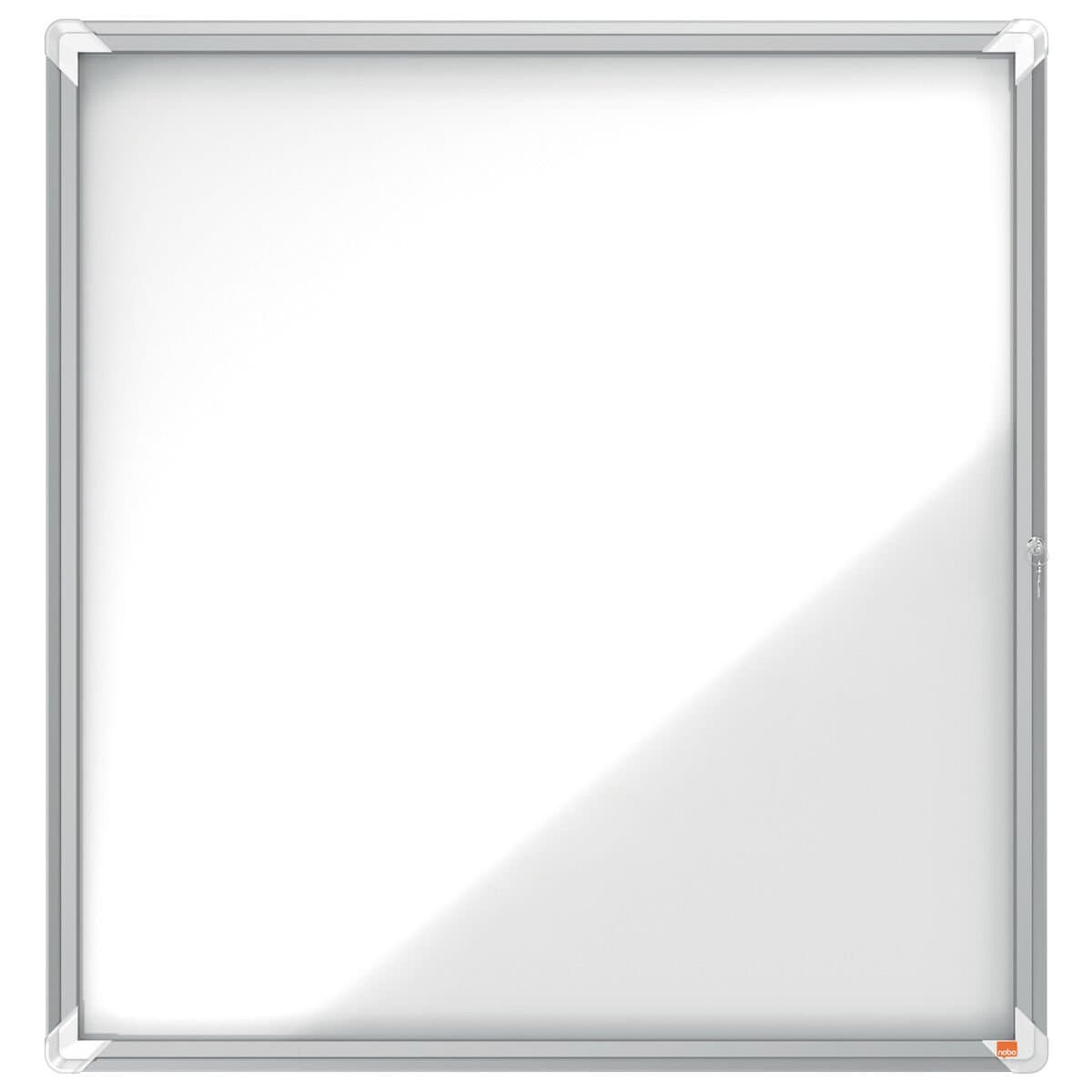 Tablón de Anuncios Nobo Panorama Blanco Aluminio Cristal 100 x 97,2 x 4,5 cm