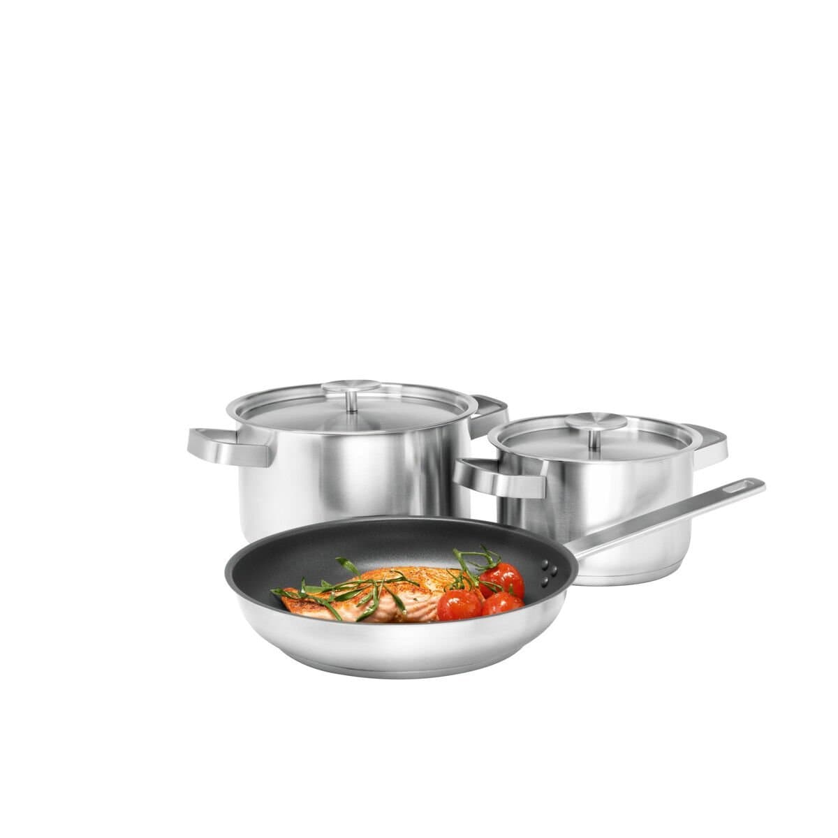 Batería de Cocina Electrolux E3SS Plateado 5 Piezas