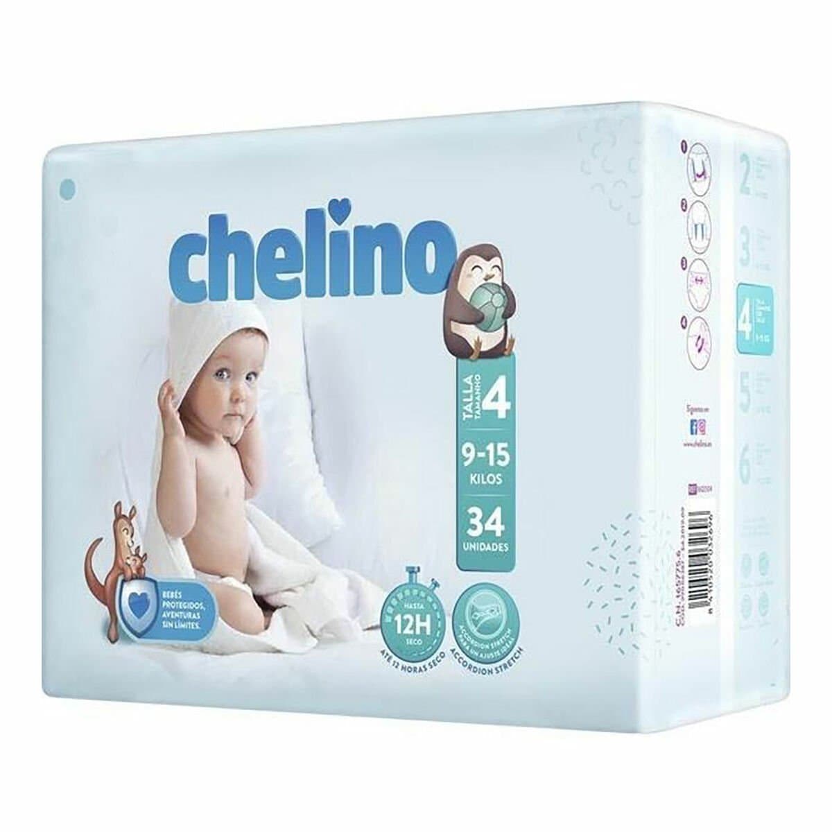 Pañales Desechables Chelino 3602484 (34 Unidades)