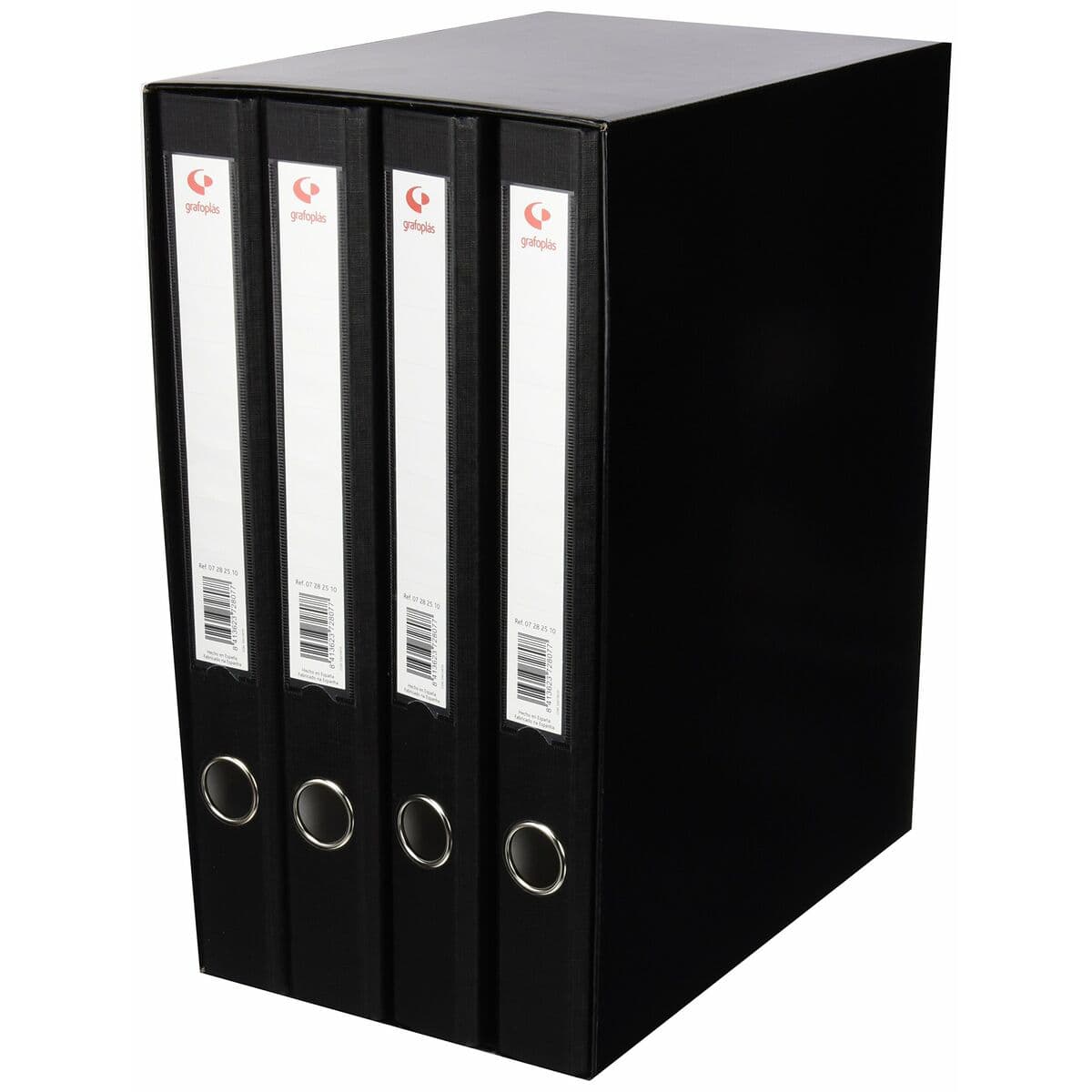 Archivador de Palanca Grafoplas Negro Folio 35 x 29 x 18 cm 25 mm Modular