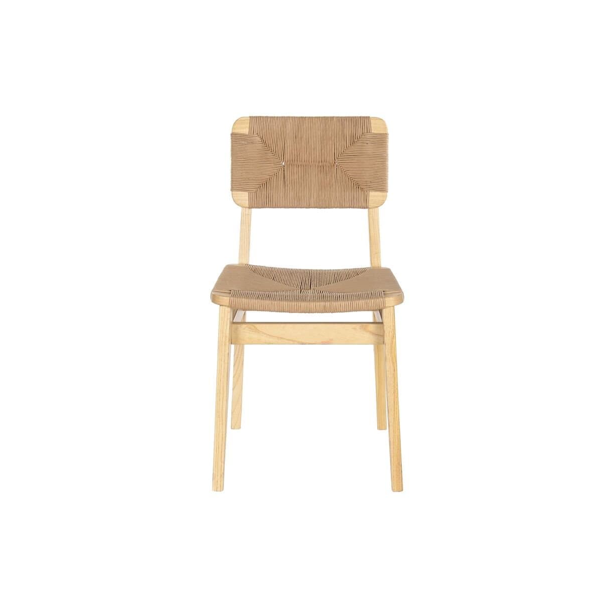 Silla de Comedor DKD Home Decor Natural 42 x 41 x 80 cm 42 x 47 x 80 cm 42 x 50 x 81 cm