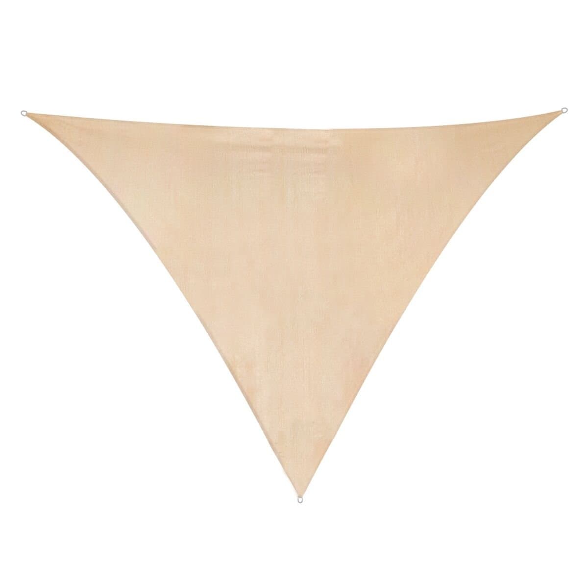 Vela de sombra Vela sombreo Beige 5 x 5 m 500 x 500 x 0,5 cm Toldo