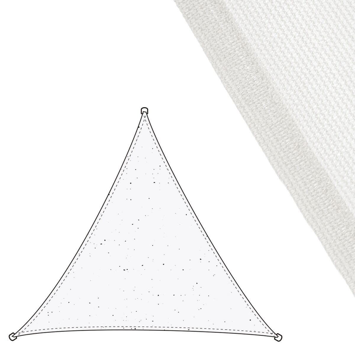 Vela de sombra Vela sombreo Blanco 3 x 3 m 300 x 300 x 0,5 cm Toldo