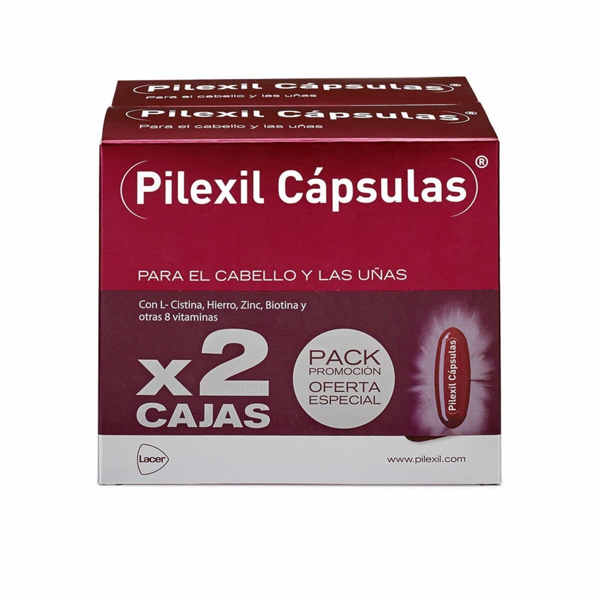 Complemento Alimenticio Pilexil 100 Cápsulas 2 Piezas