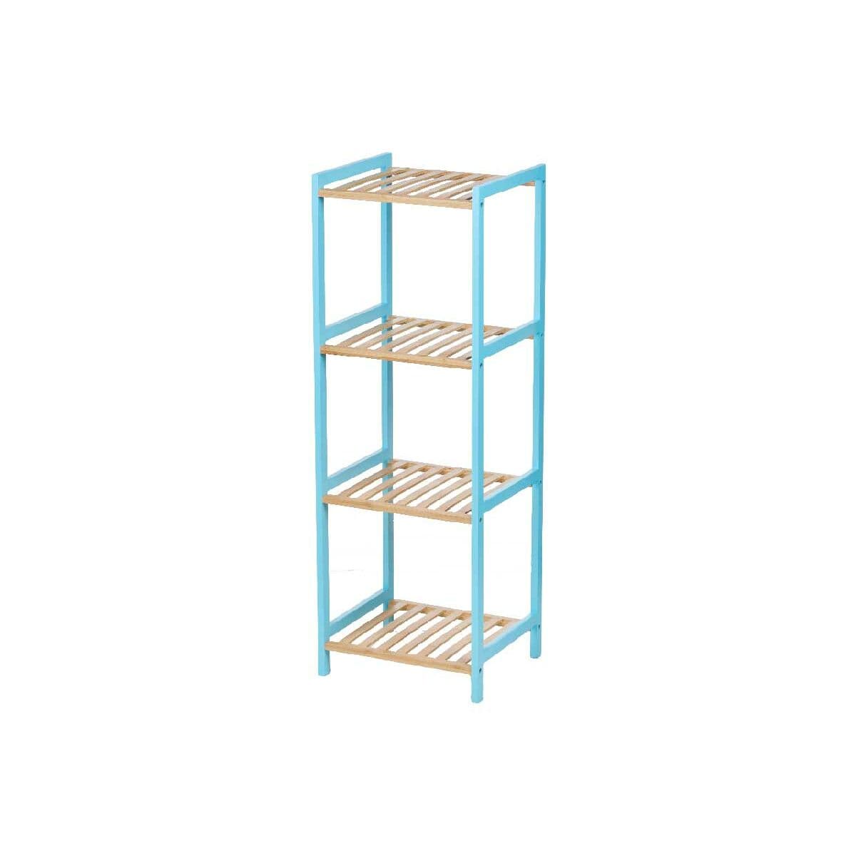 Estantería de Baño Berilo Azul Natural 35 x 30 x 100 cm 35,2 x 100,2 x 30,2 cm