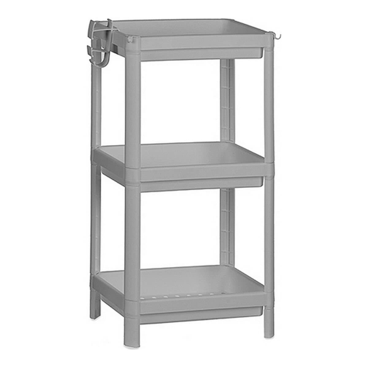 Estantería de Baño Berilo Gris 35,5 x 70,5 x 23 cm 23 x 70,5 x 35,5 cm