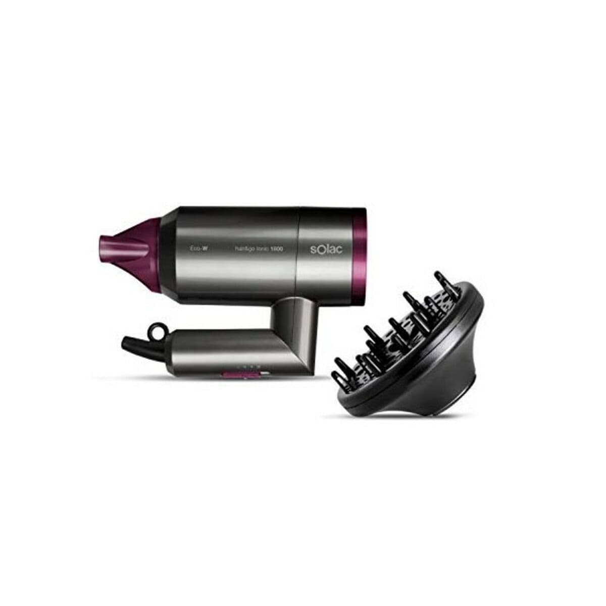 Secador de Pelo Solac Hair&Go Ionic Plegable