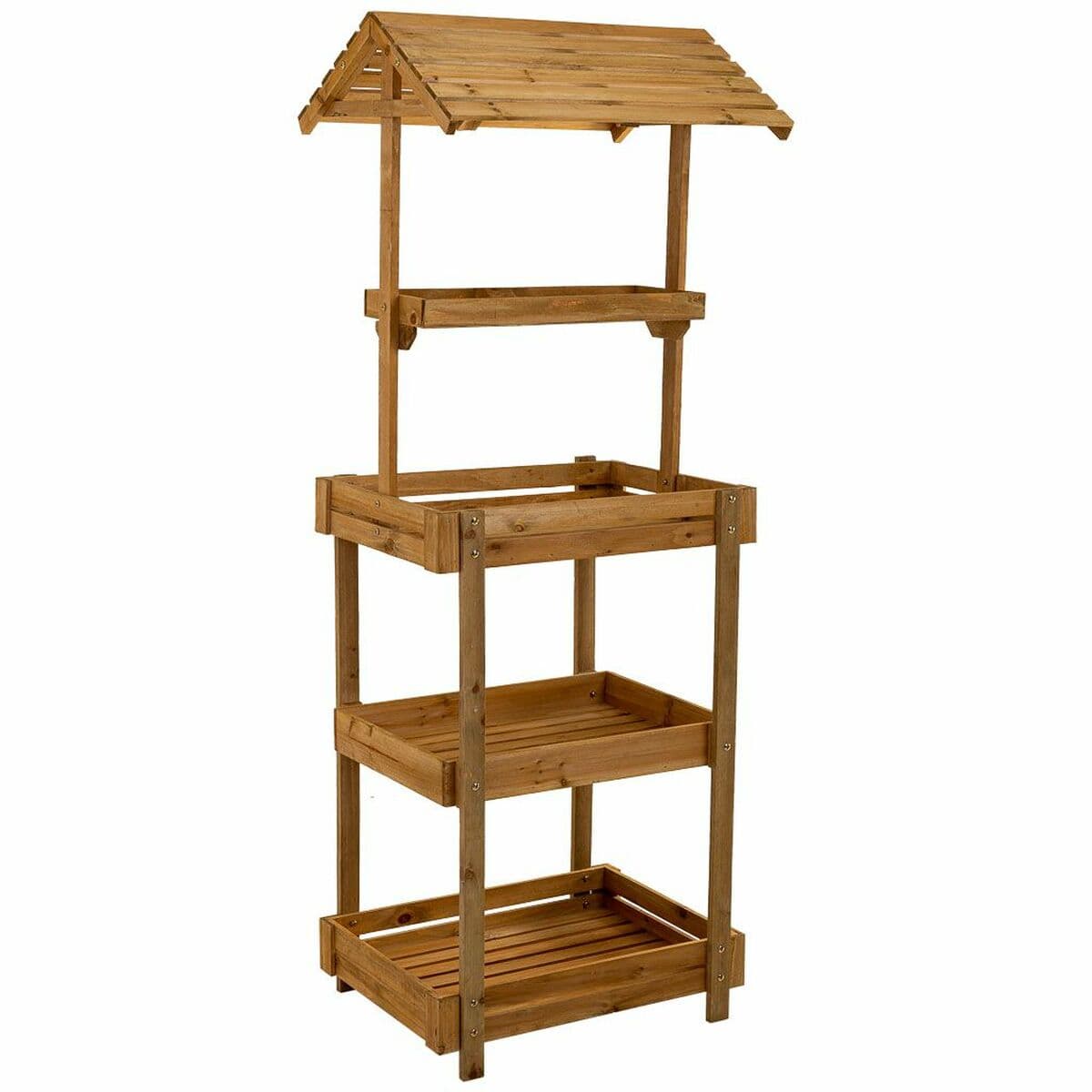 Expositor Alexandra House Living Madera de abeto 50 x 165 x 62 cm Estantería 4 Estantes