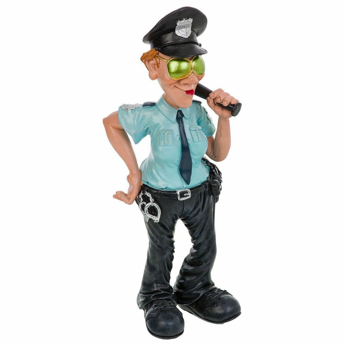 Figura Coleccionable Alexandra House Living Poliresina Policía 9 x 25 x 10 cm