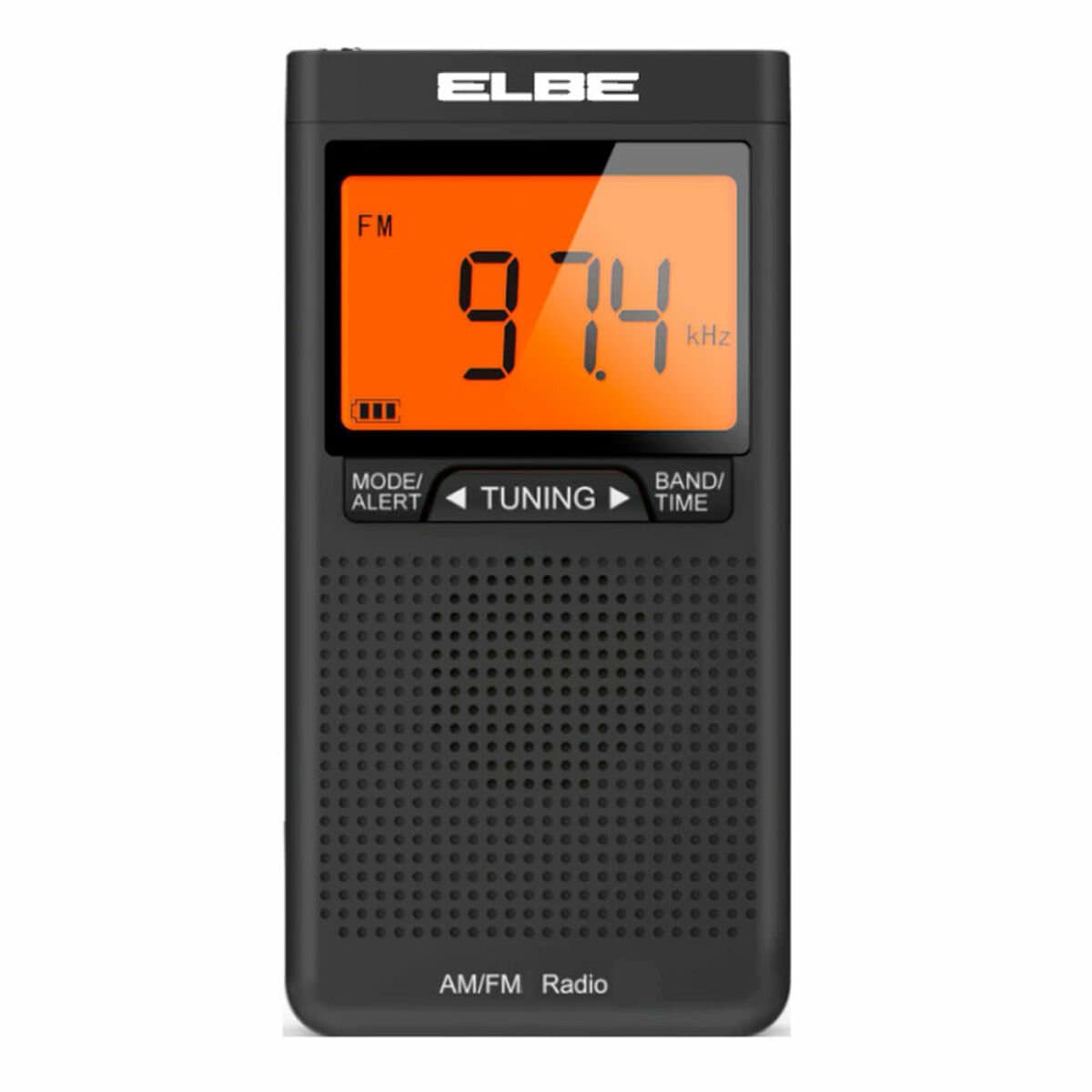 Radio Transistor ELBE 05205651 Negro