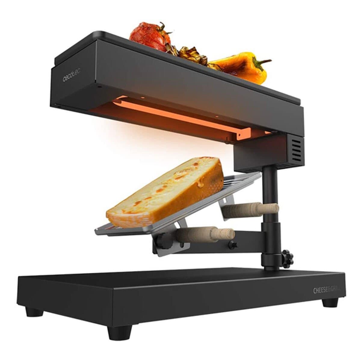 Raclette Cecotec Cheese&Grill 6000 Negro