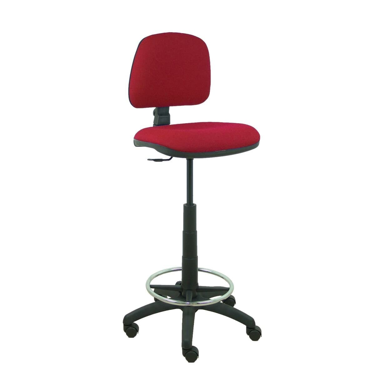 Taburete Piqueras y Crespo PB933RN Granate PVC